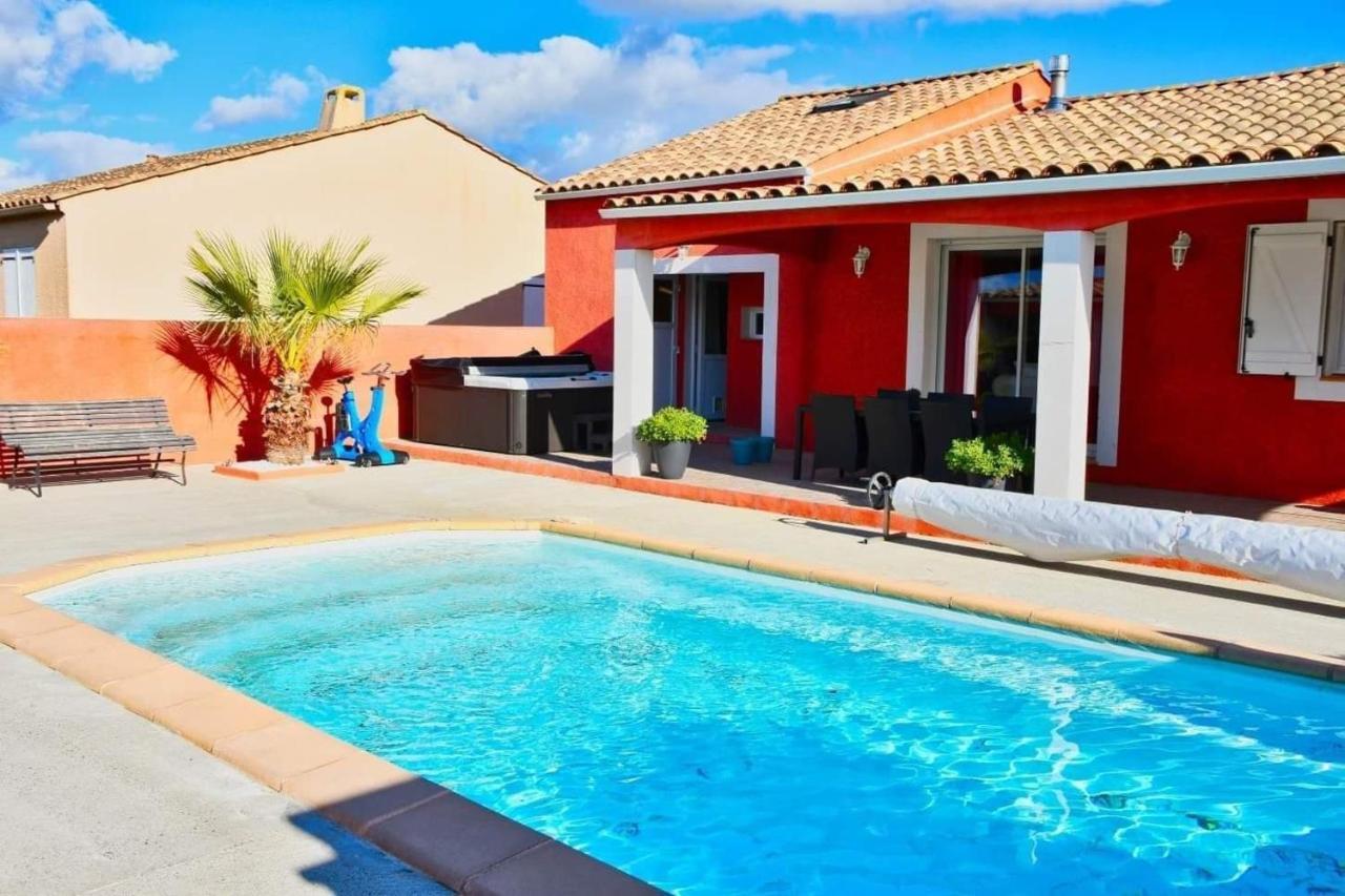 Villa Elegante A Carcassonne Avec Jardin Et Jacuzzi Eksteriør bilde