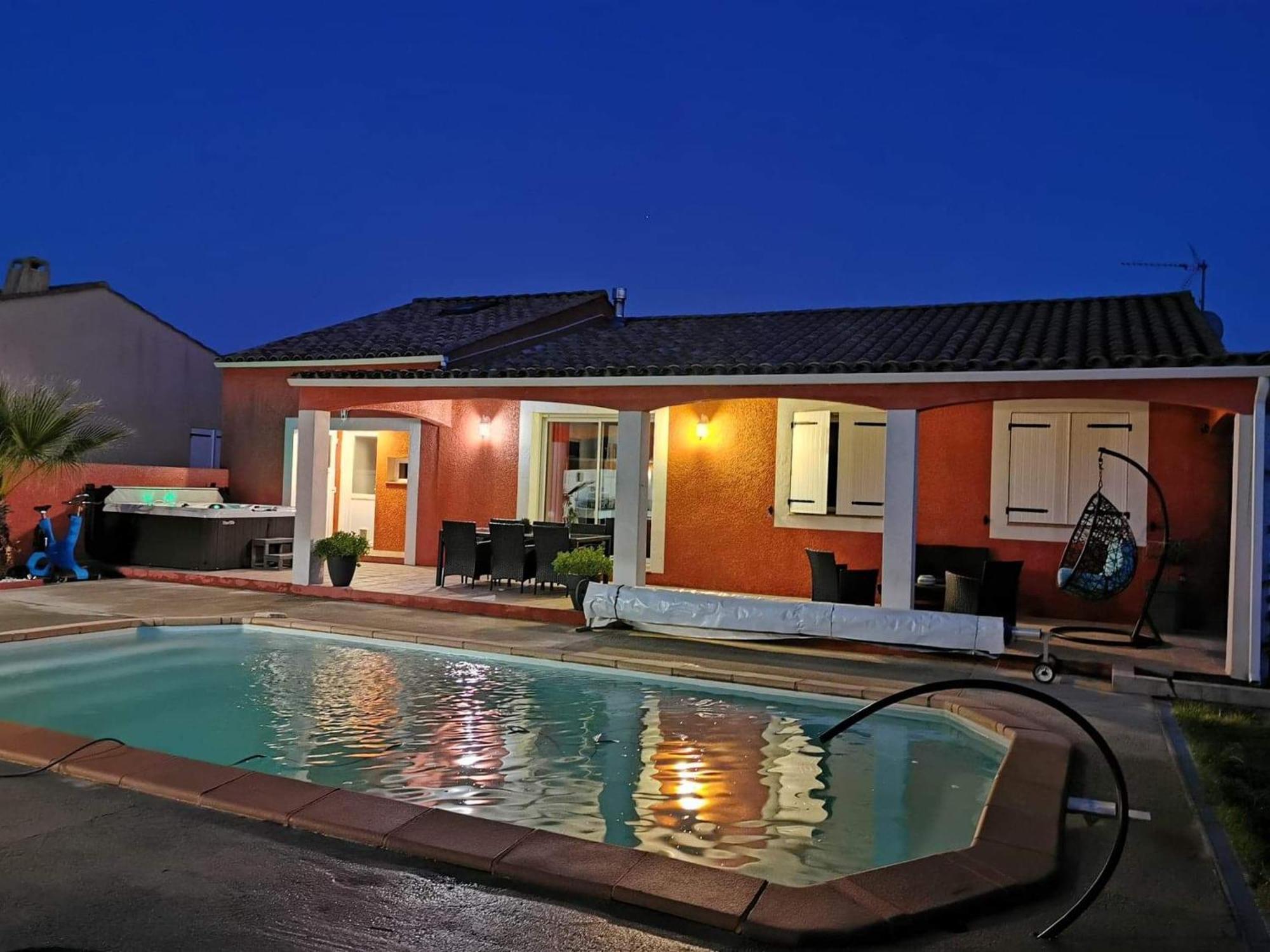 Villa Elegante A Carcassonne Avec Jardin Et Jacuzzi Eksteriør bilde