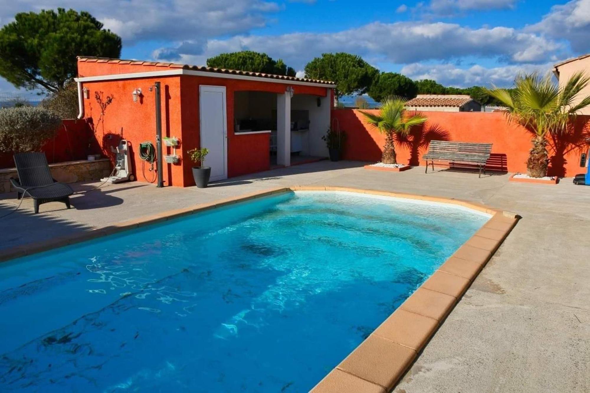 Villa Elegante A Carcassonne Avec Jardin Et Jacuzzi Eksteriør bilde